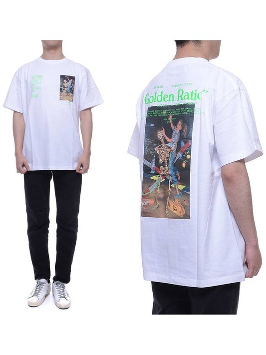 Pascal Painting Over Short Sleeve T-Shirt - OFF WHITE - BALAAN.