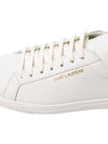 Women's Andy Low Top Sneakers White - SAINT LAURENT - BALAAN 7