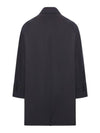 Check Reversible Gabardine Hastings Long Car Single Coat Black - BURBERRY - BALAAN 3