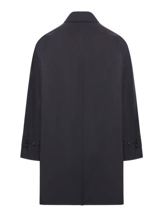 Check Reversible Gabardine Hastings Long Car Single Coat Black - BURBERRY - BALAAN 3