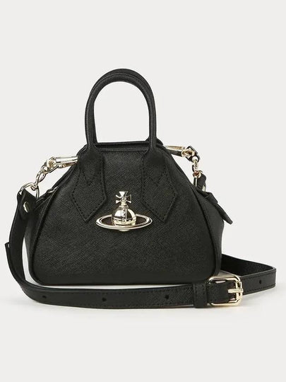 Sphere Leather Mini Shoulder Bag Black - VIVIENNE WESTWOOD - BALAAN 2