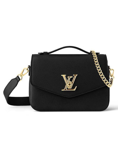 Oxford Lockme Leather Shoulder Bag Black - LOUIS VUITTON - BALAAN 2