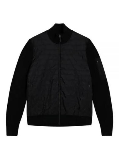 Beck Knit Hybrid Zip-Up Jacket Black - J.LINDEBERG - BALAAN 2