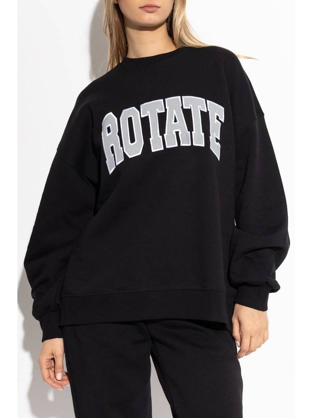 ROTATE Sweatshirt With Logo, Women's, Black - ROTATE - BALAAN 3