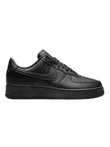 Men's Air Force 1 07 Fresh Low Top Sneakers Black - NIKE - BALAAN 1