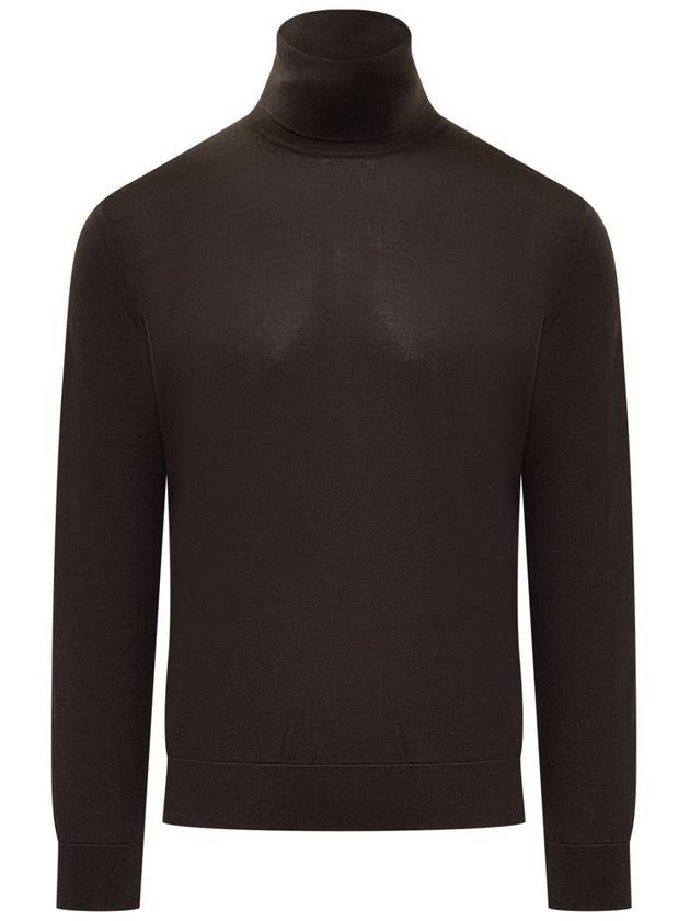 Zegna Cash Silk Turtleneck - ERMENEGILDO ZEGNA - BALAAN 1