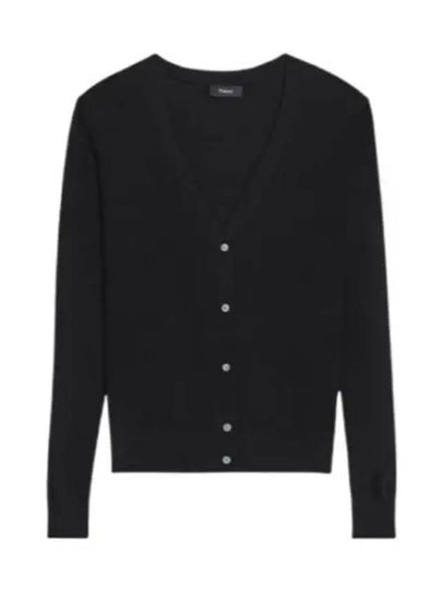 I1211704 001 Women's Wool Cardigan Slim Fit - THEORY - BALAAN 2