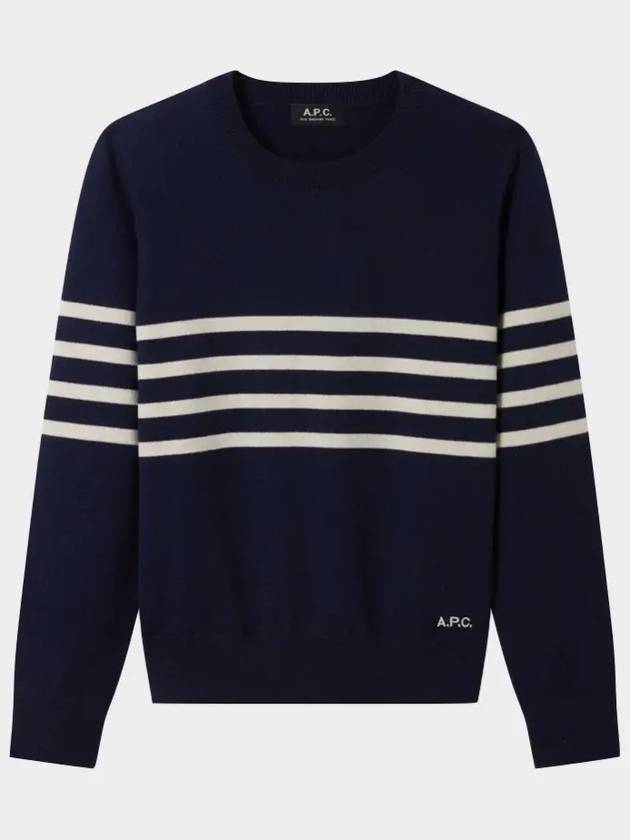 Georgia Georgia striped knit top navy - A.P.C. - BALAAN 2