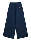 SLIT WIDE DENIM PANTS BL blue - TIBAEG - BALAAN 6