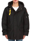 PMJKMC03 BLACK Men s Hooded Padded Jumper Jacket - PARAJUMPERS - BALAAN 4