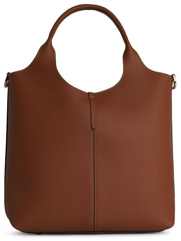 Tod'S Brown Leather Shopping Bag - TOD'S - BALAAN 3