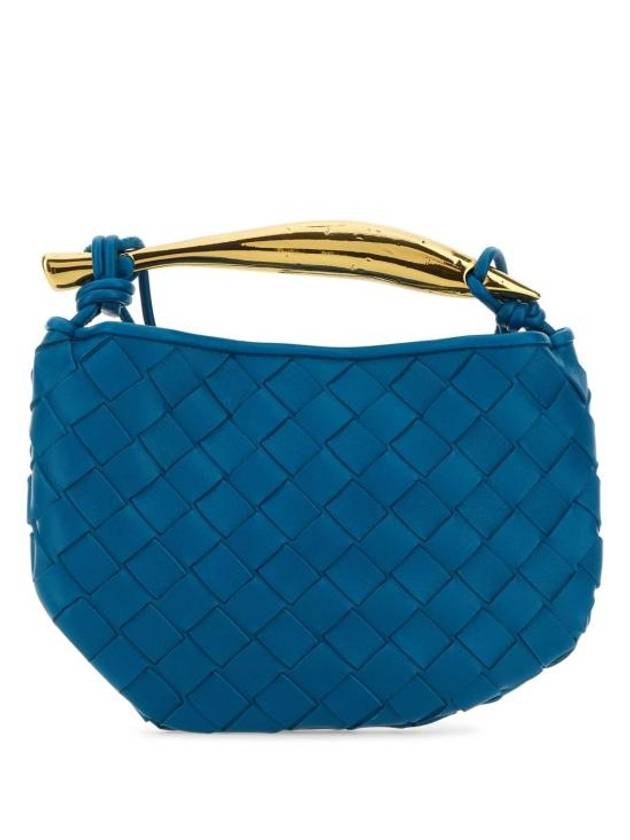 Sardin Intrecciato Mini Tote Bag Blue - BOTTEGA VENETA - BALAAN 1