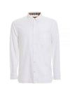 Pocket Long Sleeve Shirt White - BURBERRY - BALAAN 2