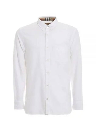 Pocket Long Sleeve Shirt White - BURBERRY - BALAAN 2