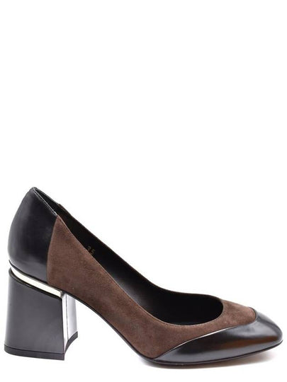 Women's Decollete Pumps Heel Brown - TOD'S - BALAAN 2