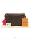 Monogram Canvas Fuchsia Malone Lorette Small Cross Bag Built in Chip M44053 - LOUIS VUITTON - BALAAN 2