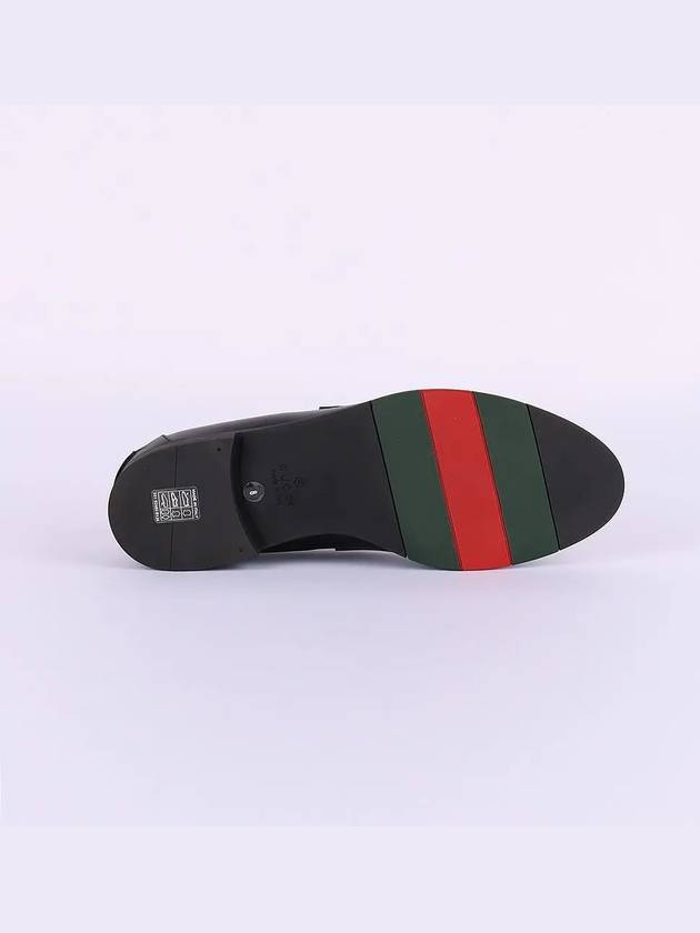 Web Stripe Loafers Black - GUCCI - BALAAN 5