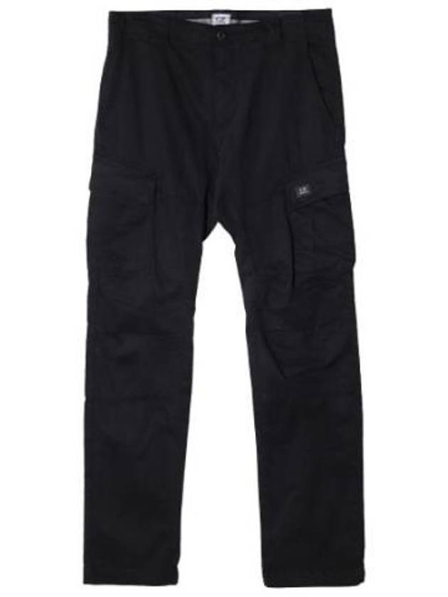 Stretch satin cargo pants ergonomic fit - CP COMPANY - BALAAN 1