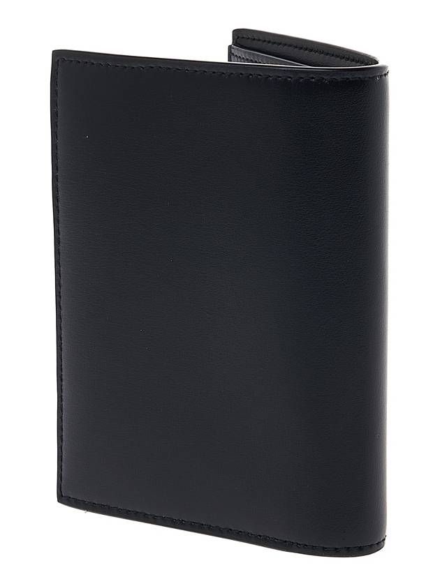 Men's Tiny Monogram Logo Half Wallet Black - SAINT LAURENT - BALAAN 4