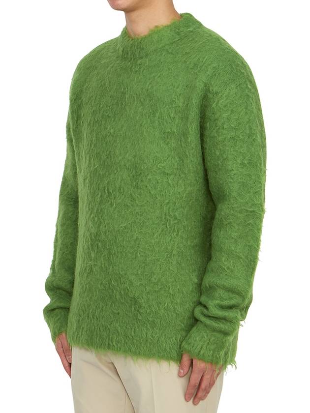 Mohair Wool Jumper Knit Top Green - ACNE STUDIOS - BALAAN 3