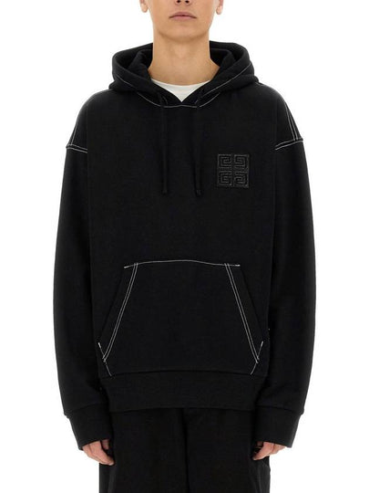 4G Fleece Hood Black - GIVENCHY - BALAAN 2