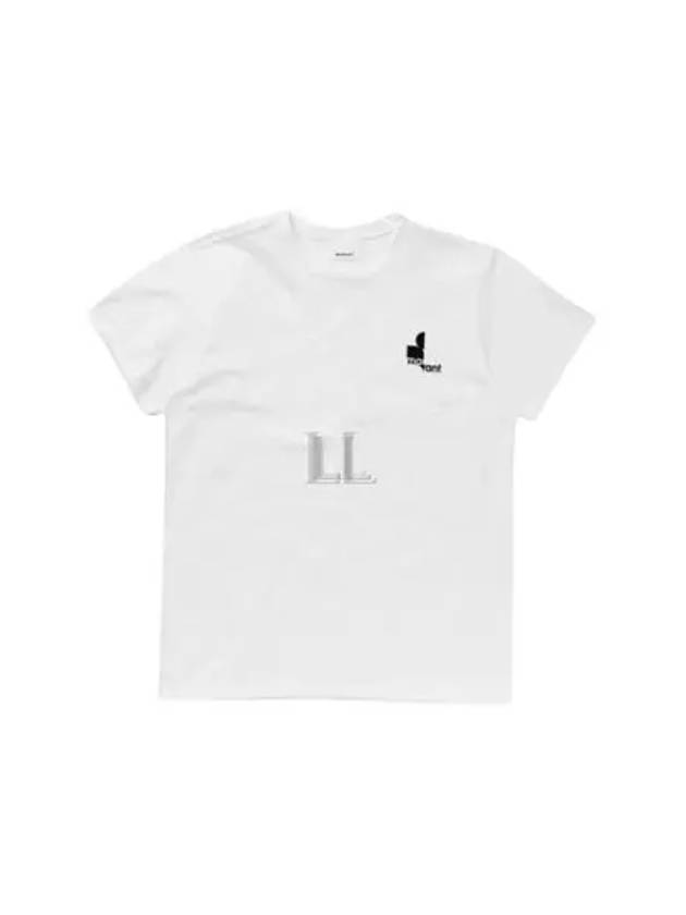 Zafferh Mini Logo Cotton Short Sleeve T-Shirt White - ISABEL MARANT - BALAAN 2