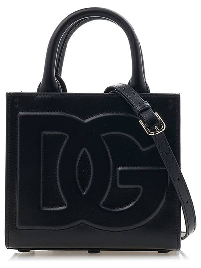 Logo Daily Small Tote Bag Black - DOLCE&GABBANA - BALAAN 2