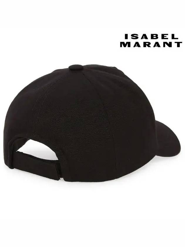 Isabel Marant Tyrone Cap Hat Black TYRON CQ001XFB A3C05A BKEC - ISABEL MARANT ETOILE - BALAAN 3