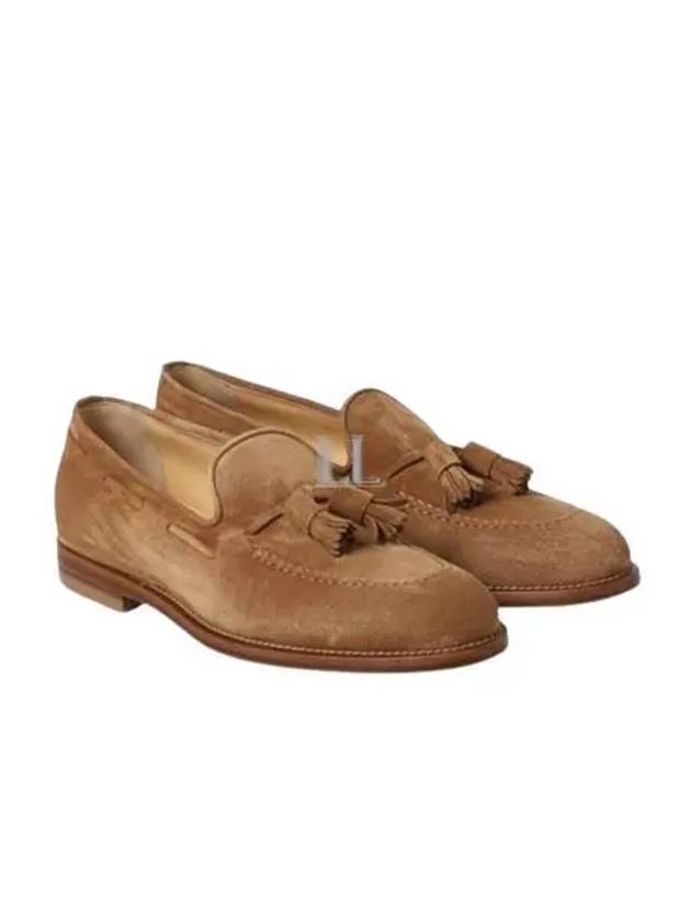 Tassel Decorated Suede Loafers Brown - BRUNELLO CUCINELLI - BALAAN 2