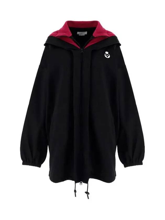 Veste Isla Zip Up Hoodie Black - ISABEL MARANT - BALAAN 3