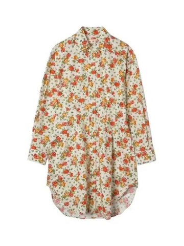 floral print dress pearl - MARNI - BALAAN 1