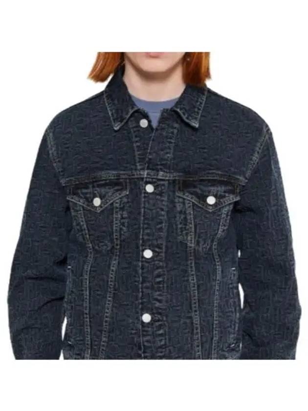 Rye Monogram Denim Jacket Blue - ACNE STUDIOS - BALAAN 2