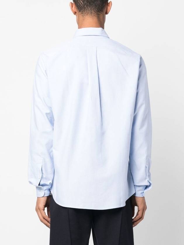 Boke Flower Crest Long Sleeve Shirt Sky Blue - KENZO - BALAAN 6