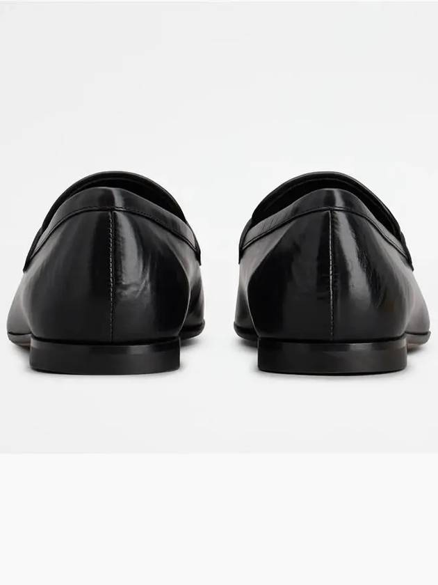 Men's T Timeless Leather Loafers Black - TOD'S - BALAAN.