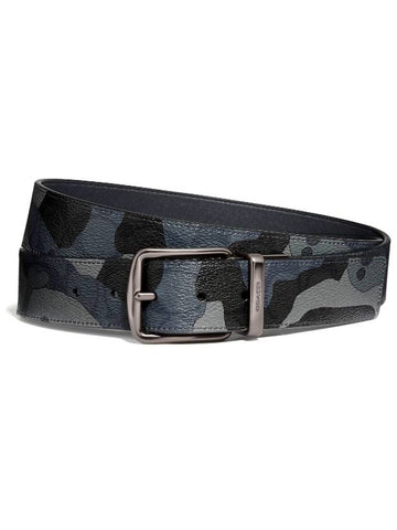 Camo signature men's doublesided belt - COACH - BALAAN 1