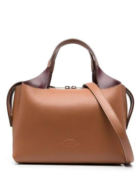 Handbag XBWAPAHL200QRI 9P13 Saddle Brown - TOD'S - BALAAN 1