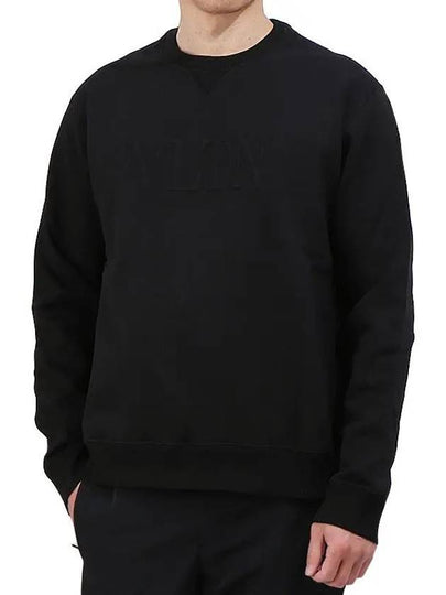 VLTN Sweatshirt Black - VALENTINO - BALAAN 2