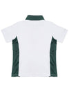 Color block polo short sleeve tee WHITE - TRIMERE - BALAAN 3