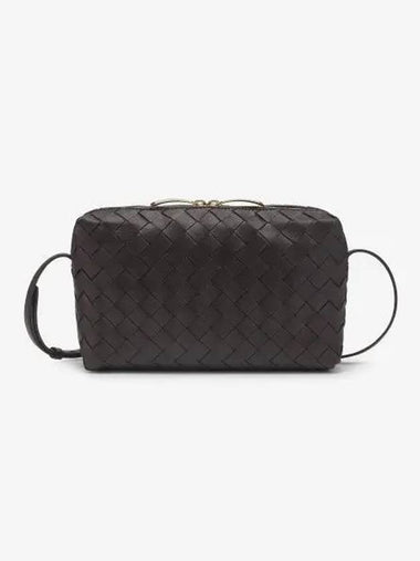 Mini Intrecciato Cross Bag Brown - BOTTEGA VENETA - BALAAN 1