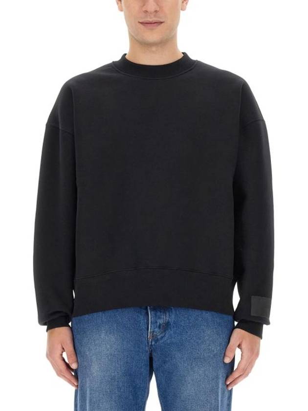 Alexandre Mattiussi Embroidered Logo Sweatshirt Black - AMI - BALAAN 6