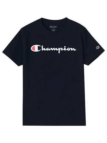 Champion GT23H Y06794 031 Classic Script Graphic Big Logo Short Sleeve T Shirt 1136696 - CHAMPION - BALAAN 1