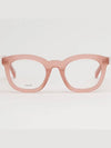 Glasses frame CL5004IN 074 pink transparent square horn - CELINE - BALAAN 3