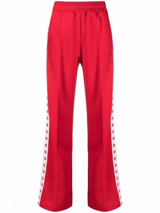 Side Logo Track Pants Red - GOLDEN GOOSE - BALAAN.