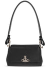 Women s Shoulder Bag Vivienne Westwood With Logo Appliqu Black - VIVIENNE WESTWOOD - BALAAN 1