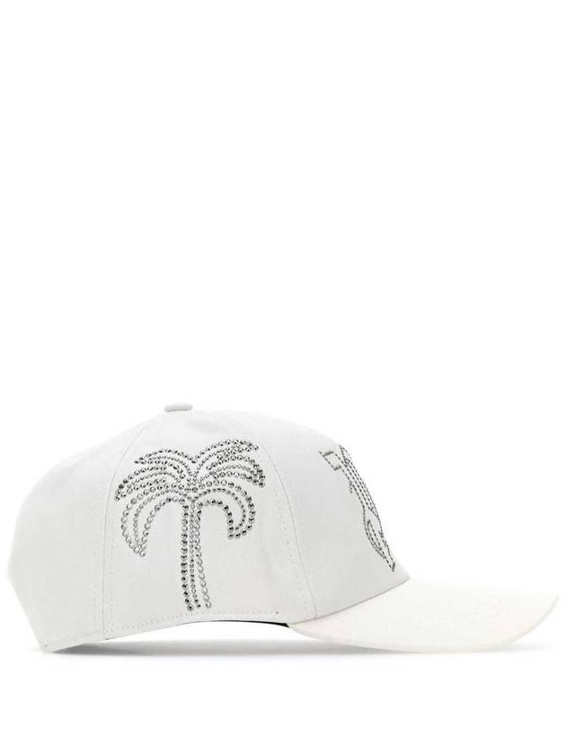 PA Milan Rhinestone Baseball Cap Hat PMLB094R24FAB0020303 - PALM ANGELS - BALAAN 3