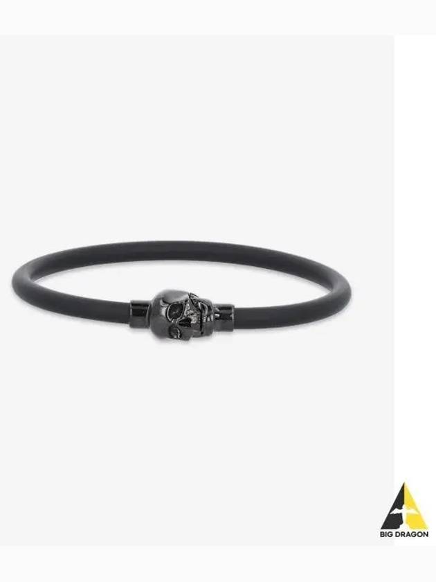 Skull Rubber Bracelet Black - ALEXANDER MCQUEEN - BALAAN 2