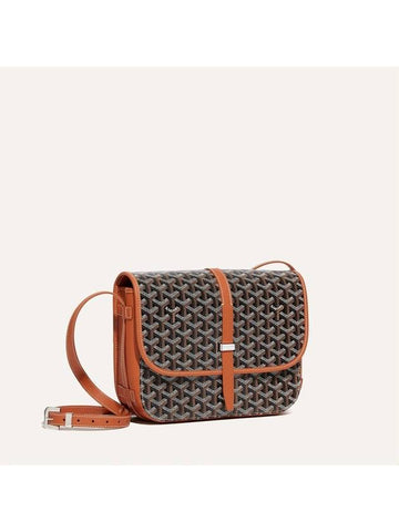 Belvedere MM Cross Bag Black Tan - GOYARD - BALAAN 1