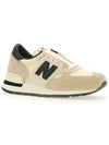 N Logo Teddy Santis Macadia Nut Low Top Sneakers Beige - NEW BALANCE - BALAAN 1