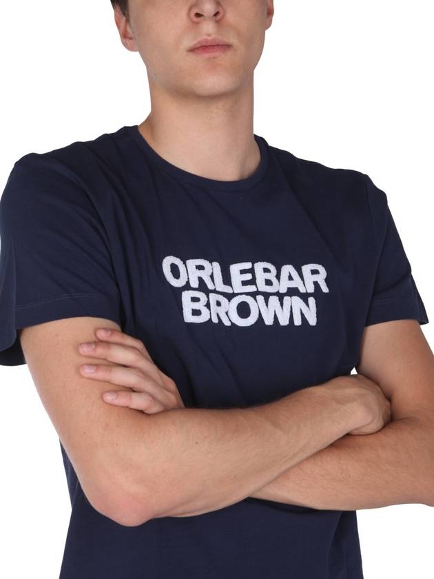 "SAMMY OB TOWELLING" T-SHIRT - ORLEBAR BROWN - BALAAN 4