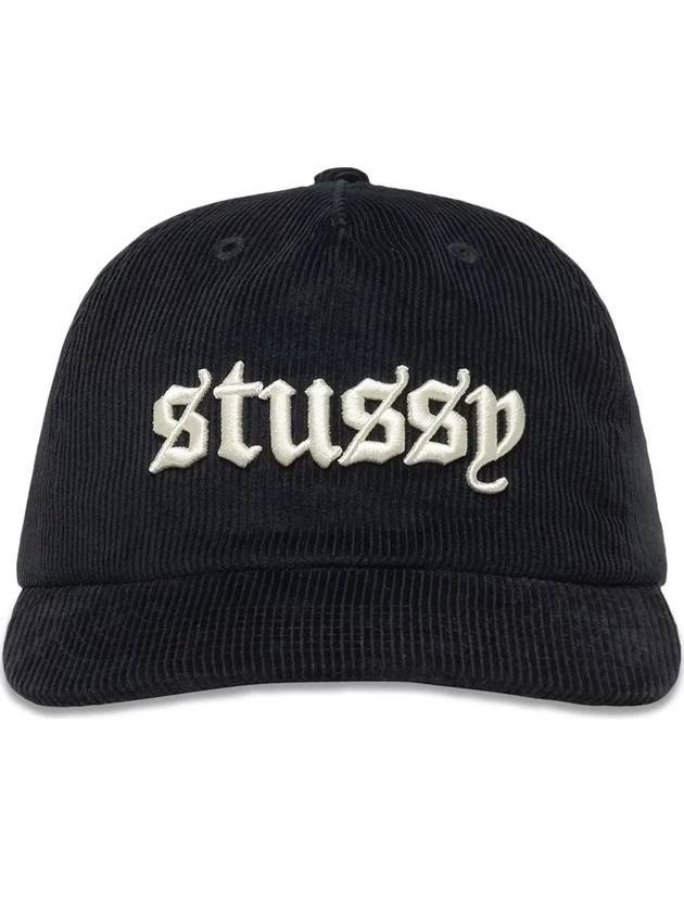 Corduroy OE Black - STUSSY - BALAAN 1